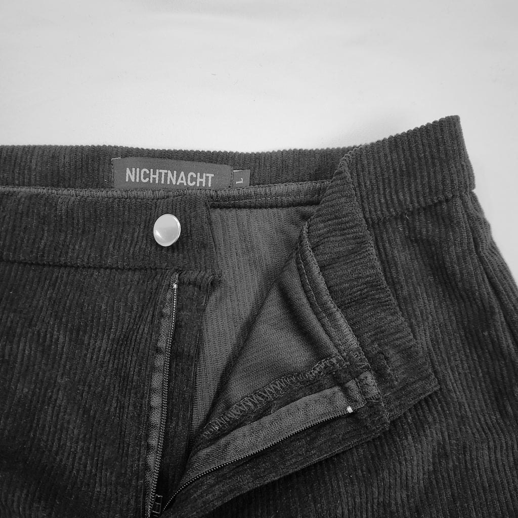 レディース コーデュロイ ハイウエスト ショートパンツ